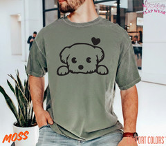 Unisex Cute Puppy Love T SHIRT,T shirt women,T shirt men,T shirt vintage Mom Dad