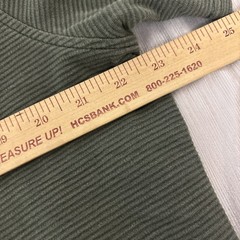 Common People Men’s Ottoman Tee T-Shirt Green Size Large Cotton Texture $75 New