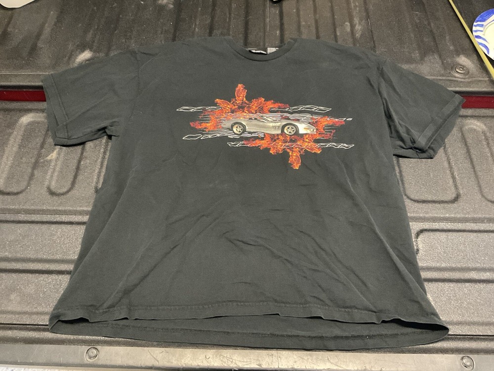 Vintage Y2K 90s No Boundaries Speed Demon Car Vehicle Men Xl Hot Rod