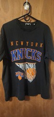 Kith New York Knicks Basketball Vintage Black Tee Size XL