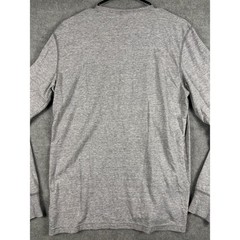American Eagle Athletic Fit Long Sleeve Eagle Logo Tee Size M Grey Heather