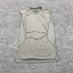 Nike Shirt Mens Small Gray Pro Combat Dri-FIT Sleeveless Compression Base Layer