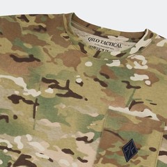 QILO IRREGULARS Long Sleeve Pocket Tee in Multicam