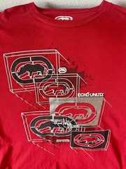 Ecko Unltd Rawthentic Red Graphic Logo Crew Neck Short Sleeve T-Shirt XL
