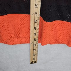 Undefeated Hockey Jersey Mens Large Orange Black Fight Strap Streetwear New