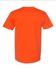 Hanes 5170 5XL EcoSmart Crewneck Short Sleeve Tee Pit to Pit 31″ Unisex Orange