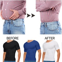 Fajas Para Hombres Faja Reductora De Hombre Men Tee Shaper Tummy Control T shirt