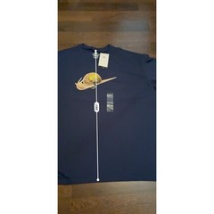 NEW NIKE SB “Snail Tee” MEN’S MIDNIGHT NAVY YELLOW SHIRT Sz 2XL FZ5283-410