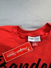 Headgear Classics Men’s T-Shirt Bandemic 100 Dollar Bill Size 2XL Red Tee NEW