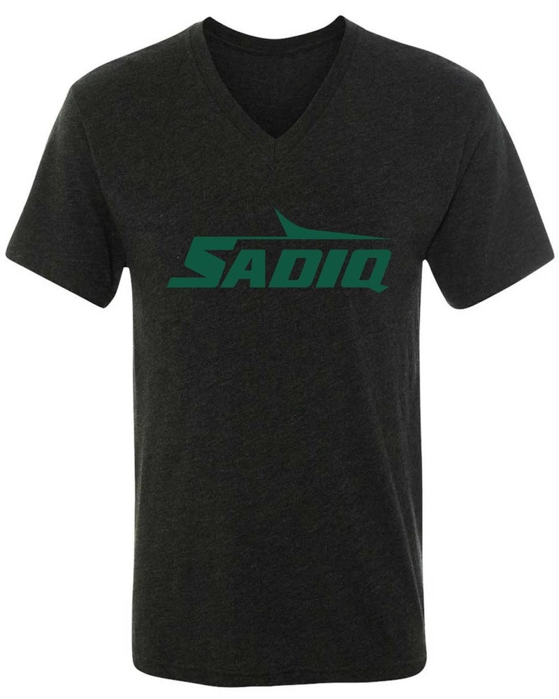 Kenyon Sadiq Jets Logo MENS V-NECK Shirt T-Shirt Adult 2XL