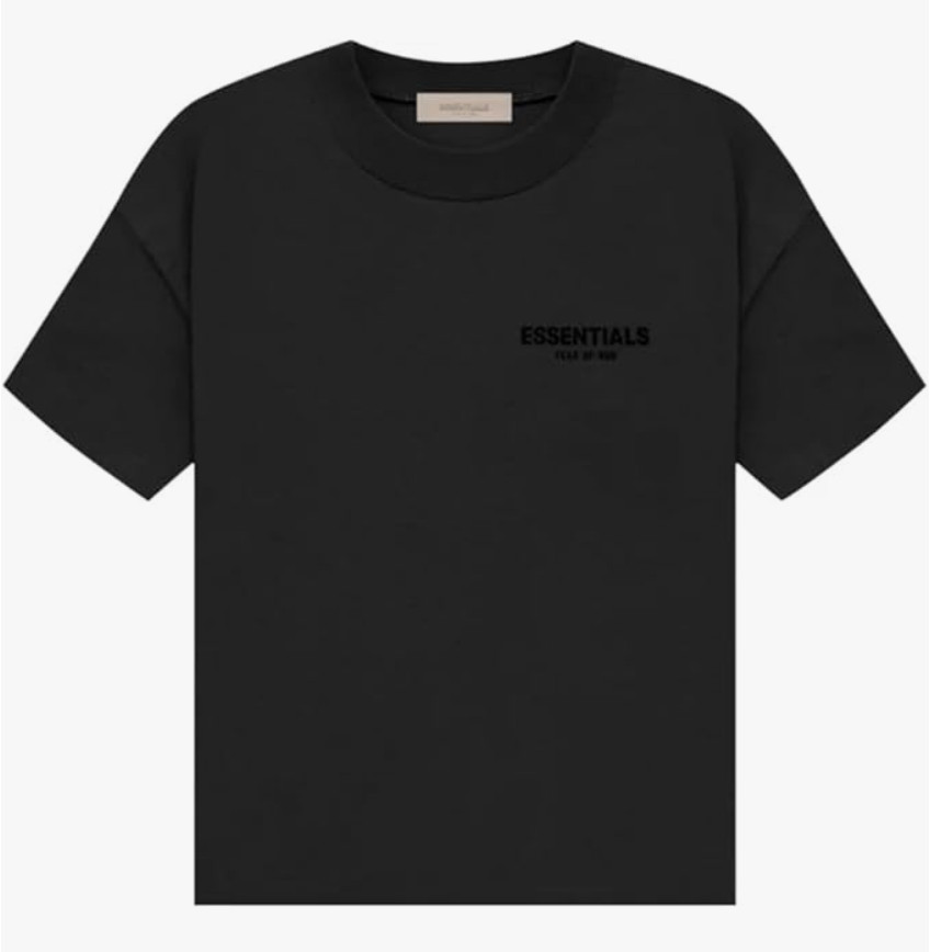 NEW Fear of God Essentials Tee Stretch Limo Black Men’s Size XL-2XL