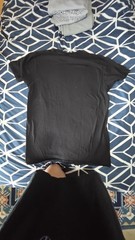 GEORGE brand Men’s Size Medium T-shirt Black Cotton Polyester Blend Fabric