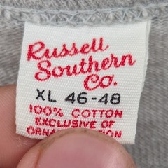 VTG Russell Southern T-Shirt Mens M Gray Alpha Gamma Sigma Spring Weekend 69 60s
