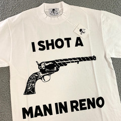 Warren Lotas T-Shirt size Small I Shot A Man In Reno Johnny Cash Country Western