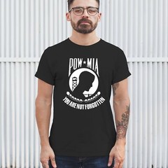 POW MIA You Are Not Forgotten T-Shirt Patriotic Tee Shirt