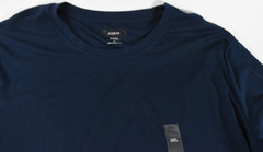 Alfani Mens T-Shirt New 2XL Navy Blue Crew Neck Long Sleeve Stretch