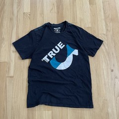True Religion Men’s Short Sleeve T-Shirt Black Size Medium