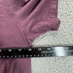 Apt. 9 Premier Flex T-Shirt Mens Small Purple V-Neck Short Sleeve Everyday Basic