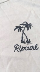 Rip Curl Staple T-Shirt Standard Fit White Made With Aloha Graphic Size XL- New