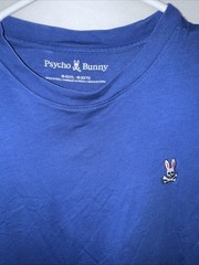Blue Psycho Bunny boys classic crew neck tee shirt Size 18-20XL