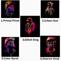 Urban Neon Street Art Graphic Tee, Comfort Colors T Shirt, Unisex Streetwear Tee