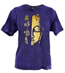 New Fair Trade Om Mani Padme Hum T-Shirt M L XL 2XL 3XL Hippy Boho Ethnic Surf