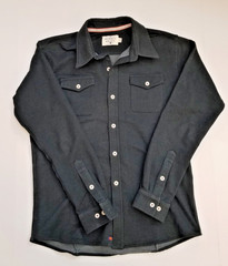 Mens shirt, “Normal Brand” Size Small, Long sleeve. Dark Green. NWOT.