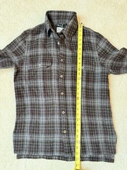 NWT Purple Brand Men’s XS Wool Flannel Button Down Plaid Long Sleeve Shirt