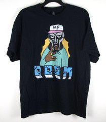 MF Doom Cartoon Shirt Black Size 2XL