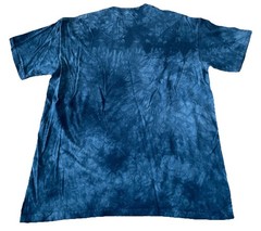 The Mountain Lion Pack Collage Tye Dye Navy Shirt Men Large