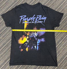 Prince Purple Rain Motorcycle Graphic T-Shirt Men’s M Official Estate Band Tee