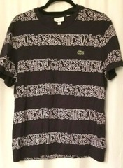 Lacoste X Keith Haring Shirt Navy White Alligator Logo RARE Collab Size Large