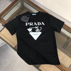Prada Traveler Element Triangle T-shirt-black