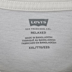 Levi Strauss & Co “501 Original Button Fly” Relaxed Fit Mens XXL White T Shirt