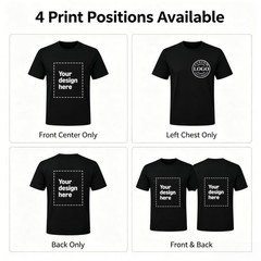 Personalized Custom Photo T-Shirt Gift for Dad Fathers Day Soft Cotton