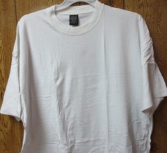 Men T-Shirts White Short Sleeve 4XL 6 Pc 100 Cotton Economical Import work wear