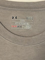 Under Armour HeatGear US Marines 1775 Graphic Tee Gray Crew Neck – Large