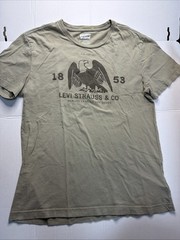 VINTAGE LEVI STRAUSS Bald Eagle 1873 Levi’s Jeans Men’s Shirt Size Large 👣kh2