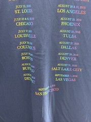 Coldplay 2016 Head Full of Dreams Tour Dates Concert t shirt Men Medium Navy New