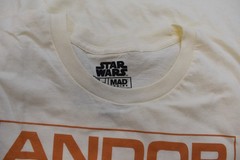 Star Wars Mens Andor Star Destroyer Ivory T-Shirt News S, XL, 2XL, 3XL