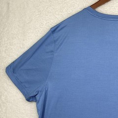 Speedo Shirt Mens 2XL Blue Tagless UV Protection Crew Neck Polyester Spandex