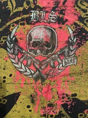 black label society xl t shirt , printed on both sides.multi colors