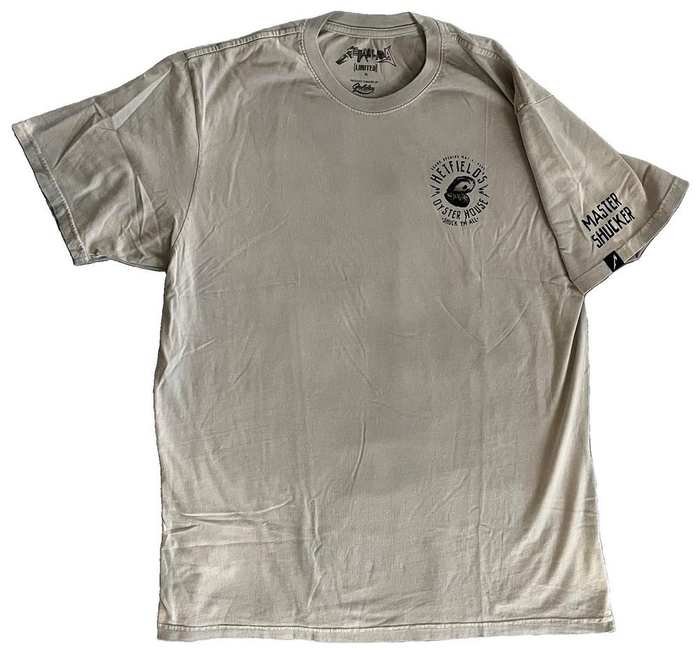 Metallica 5th Member Exclusive T-Shirt Club Year One Hetfield’s Oyster House XL