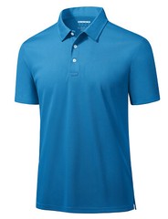 Men’s Casual Polo Shirts Buttons Short Sleeve Quick Dry Outdoor Golf Sport Tops