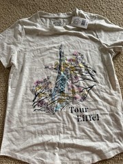NWT – Mighty Fine Tour Eiffel Shirt, Size S Paris t-Shirt, Never Worn