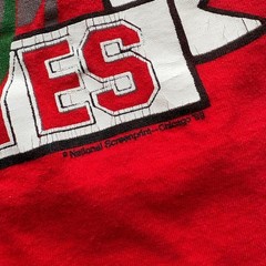 1989 Red Ohio State Buckeyes Tank Top