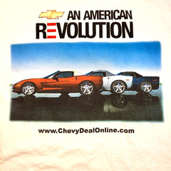 Select Heartland Chevy Dealers Corvette An American Dream Size L White T-Shirt