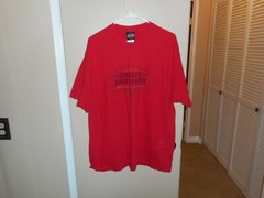 2001 Harley Davidson Beefy R.K. Stratman Red Low Country HD Cotton T-Shirt XL