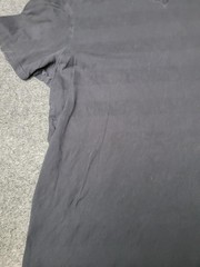 Under Armour Shirt Mens Large Black HeatGear Logo Crew Neck Moisture Wicking