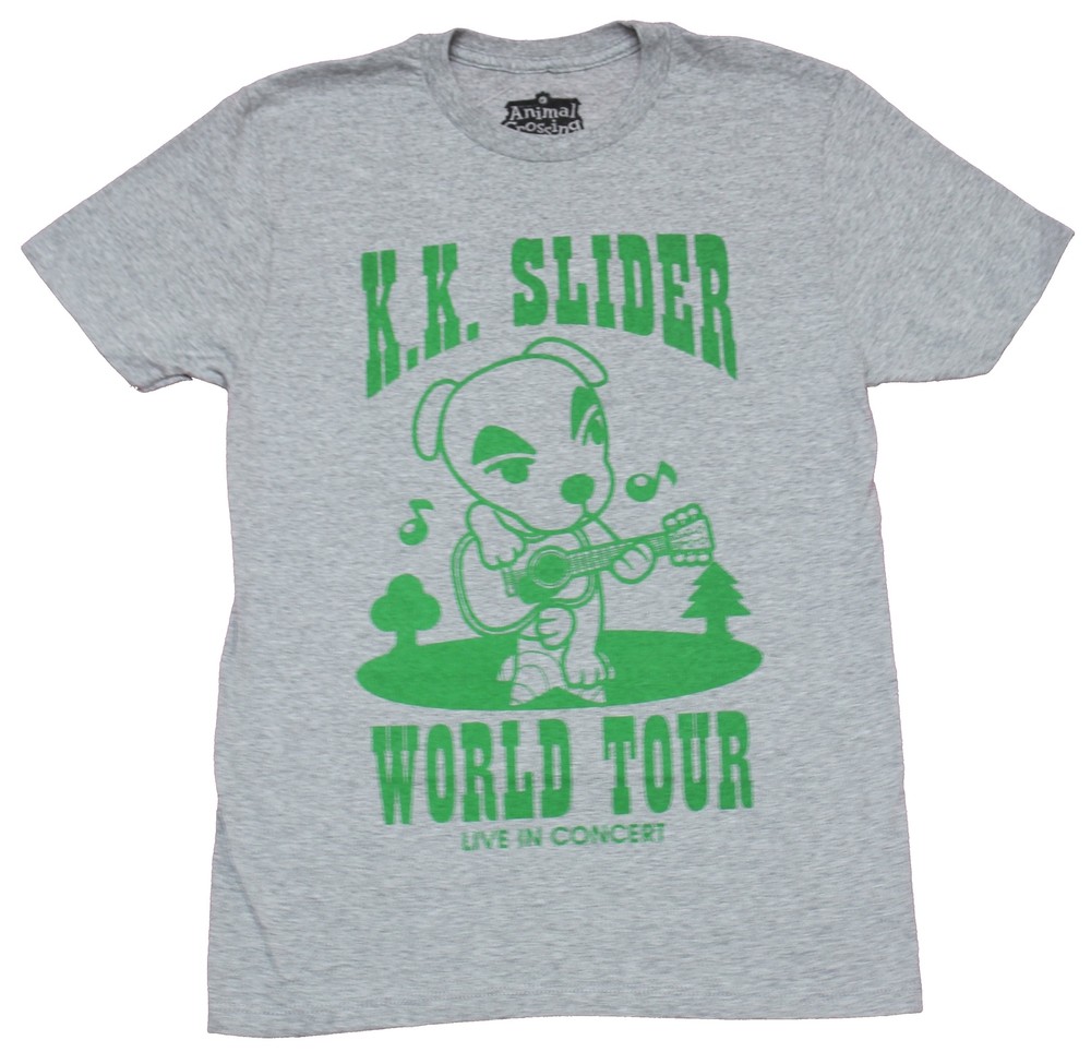 Animal Crossing Adult New T-Shirt – K. K. Slider World Tour Live in Concert